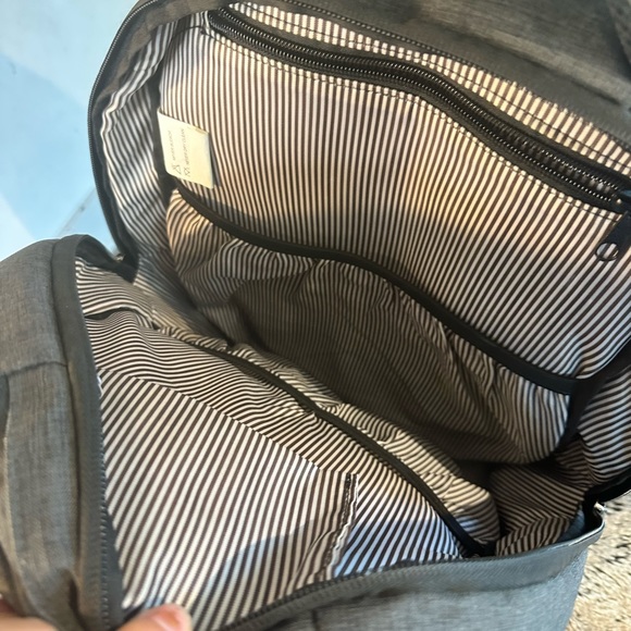 Hap Tim Multi- function Large Grey Baby Diaper Bag Backpack with Stroller Straps - Picture 5 of 10